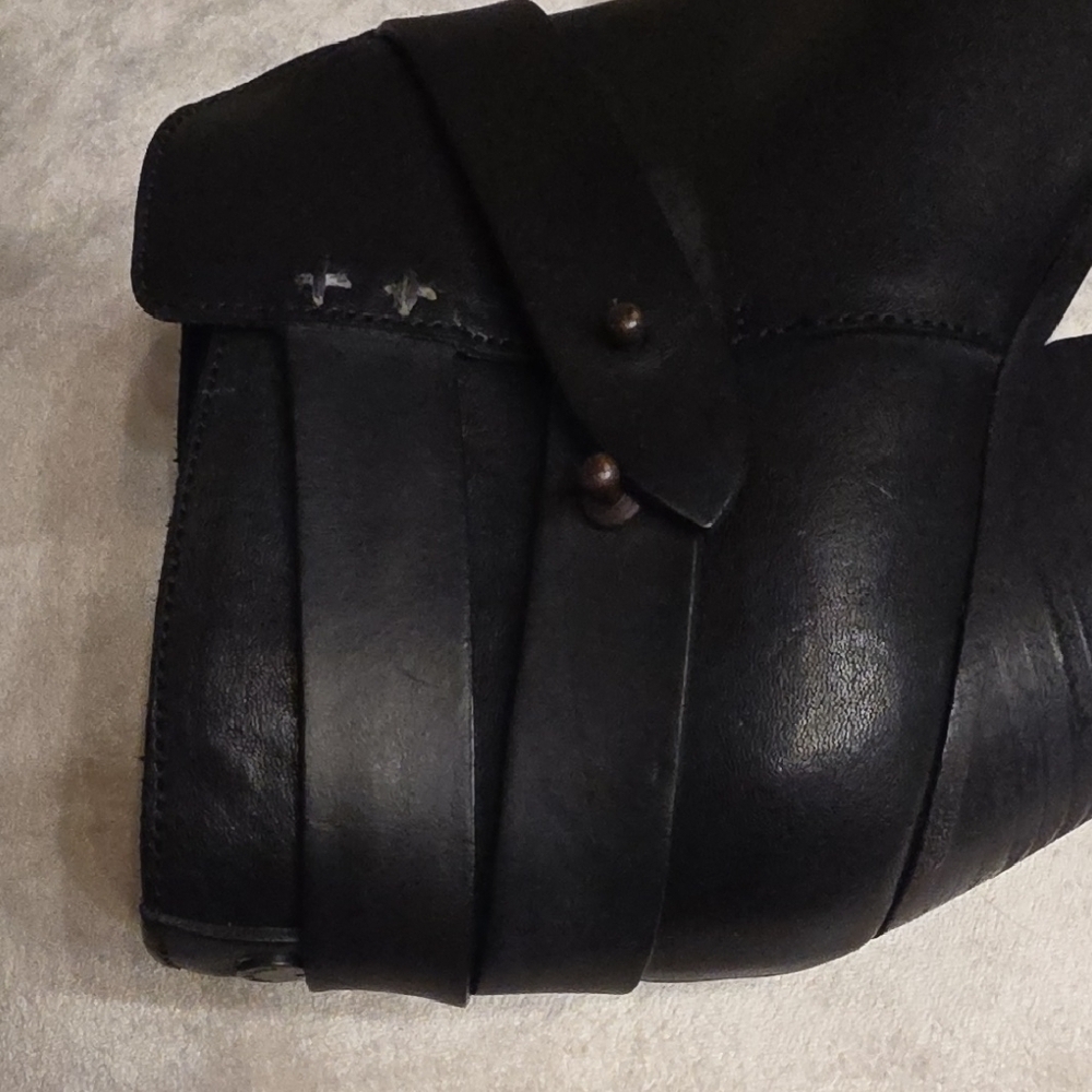 rag & bone Black Leather Ankle Booties - Picture 9 of 16